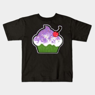 Genderqueer Cupcake with Rainbow Sprinkles Kids T-Shirt